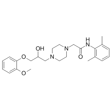 CAS:95635-55-5  Ranolazine  雷诺嗪