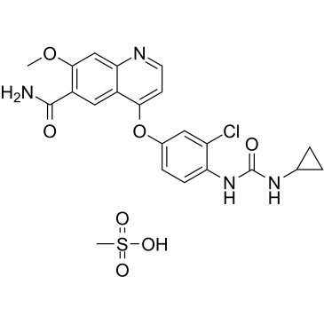 CAS:857890-39-2  lenvatinib Mesylate	乐伐替尼甲磺酸盐