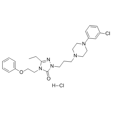 CAS:82752-99-6  Nefazodone hydrochloride	萘法唑酮盐酸盐