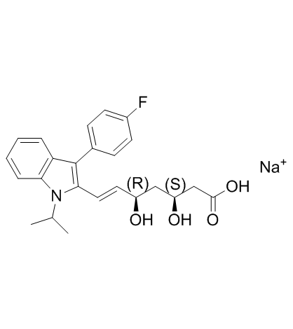 CAS:93957-55-2  Fluvastatin Sodium	氟伐他汀钠