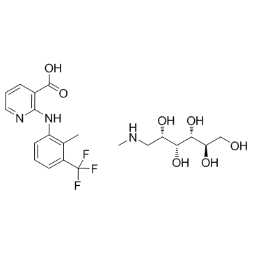 CAS:42461-84-7  Flunixin Meglumin	氟尼辛葡甲胺
