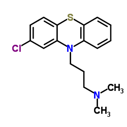 CAS:50-53-3  Chlorpromazine	氯丙嗪