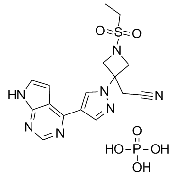 CAS:1187595-84-1  Baricitinib phosphate	巴瑞克替尼磷酸盐