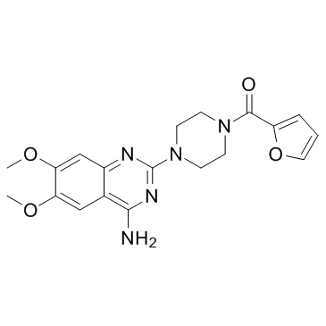 CAS:19216-56-9  Prazosin	哌唑嗪