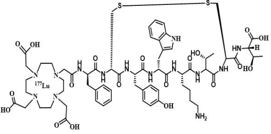 177LU-DOTATATE分子探针；分子靶点:生长抑素类似物