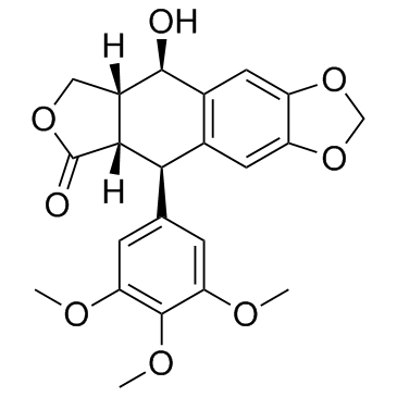CAS:477-47-4  Picropodophyllin (PPP)	苦鬼臼毒素
