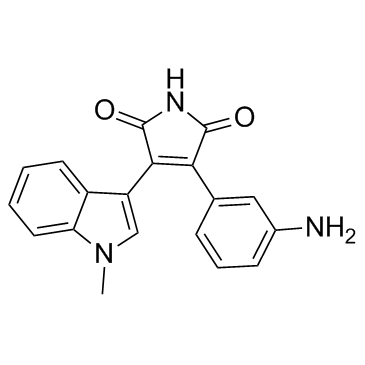 CAS:125314-13-8  CP21R7 (CP21)     3-(3-氨基苯基)-4-(1-甲基-1H-吲哚-3-基)吡咯-2,5-二酮