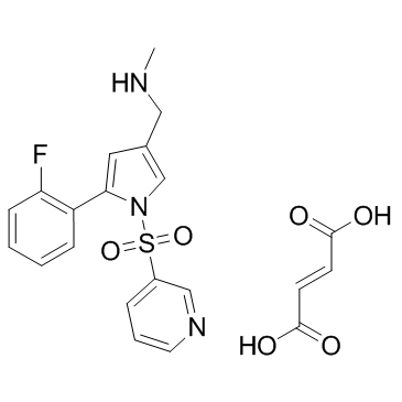 CAS:1260141-27-2  Vonoprazan Fumarate (TAK-438)	  富马酸沃诺拉赞