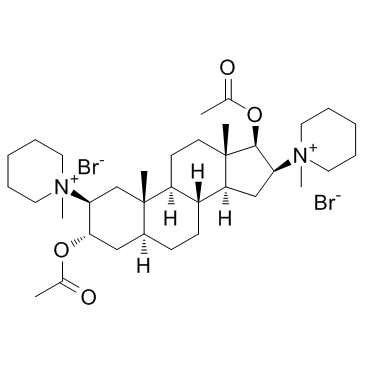 CAS:15500-66-0  Pancuronium dibromide	  泮库溴铵