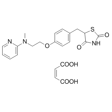 CAS:155141-29-0  Rosiglitazone maleate	马来酸罗格列酮
