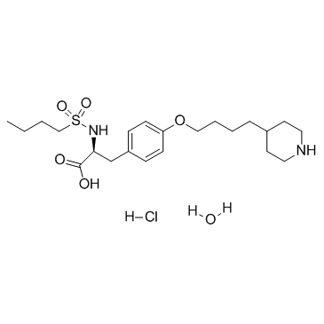 CAS:150915-40-5  Tirofiban Hydrochloride   盐酸替罗非班