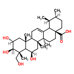 CAS:18449-41-7  Madecassic acid	羟基积雪草酸