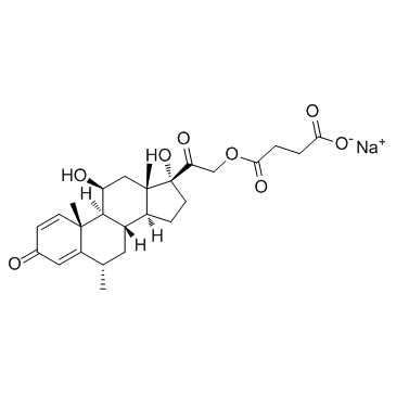 CAS:2375-03-3  Methylprednisolone sodium succinate	甲基泼尼松龙琥珀酸钠