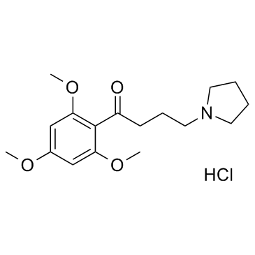 CAS:35543-24-9  Buflomedil HCl	4-(1-吡咯烷基)-1-(2,4,6-三甲氧基苯基)-1-丁酮盐酸盐