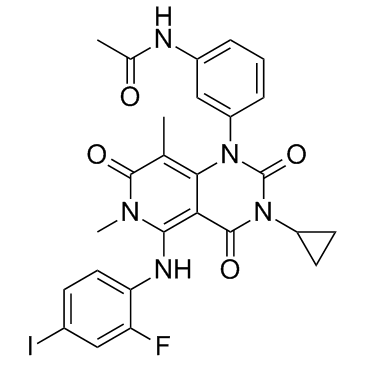 CAS:871700-17-3  Trametinib (GSK1120212)	曲美替尼
