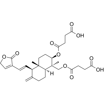 CAS:786593-06-4  Dehydroandrographolide Succinate	脱水穿心莲内酯琥珀酸半酯