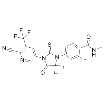 CAS:956104-40-8  Apalutamide?(ARN-509)	阿帕他胺