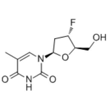 CAS:25526-93-6  3'-Fluoro-3'-deoxythymidine (Alovudine)   3'-脱氧-3-氟胸苷