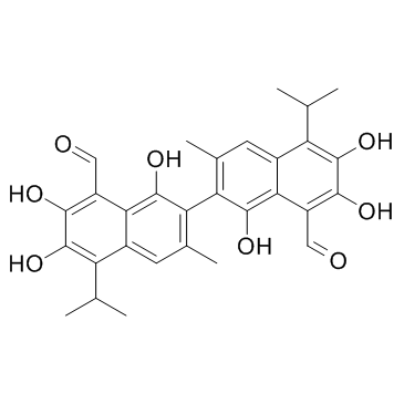 CAS:303-45-7  Gossypol	棉酚