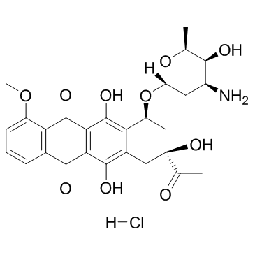 CAS:23541-50-6  Daunorubicin HCl	盐酸柔红霉素