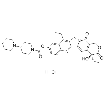 CAS:100286-90-6  Irinotecan hydrochloride	盐酸伊立替康