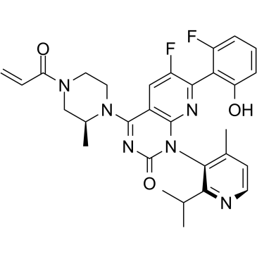 CAS:2296729-00-3  Sotorasib (AMG510)	索托拉西布(AMG510)