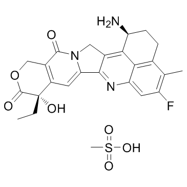 CAS:169869-90-3  Exatecan Mesylate	依沙替康甲磺酸盐