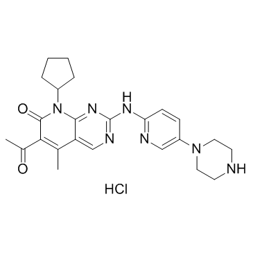 CAS:827022-32-2  Palbociclib (PD-0332991) HCl    帕布昔利布盐酸盐