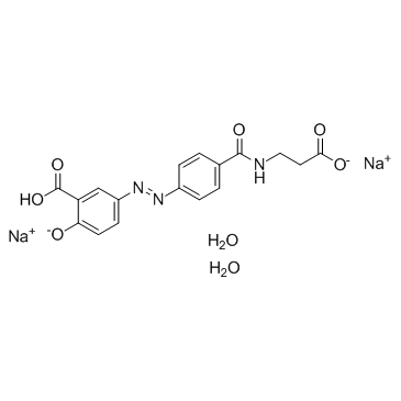 CAS:150399-21-6  Balsalazide disodium	巴柳氮二钠