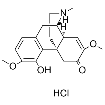 CAS:6080-33-7  Sinomenine hydrochloride	盐酸青藤碱