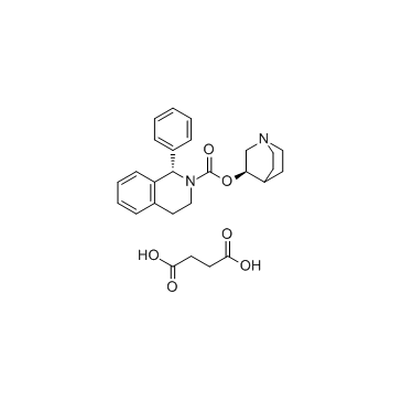 CAS:242478-38-2  Solifenacin succinate	琥珀酸索利那辛