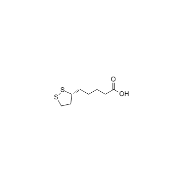 CAS:1200-22-2  (+)-α-Lipoic acid	(R)-(+)-1,2-二硫戊环基-3-戊酸