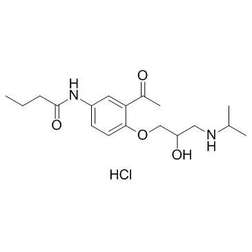 CAS:34381-68-5  Acebutolol HCl	盐酸醋丁洛尔