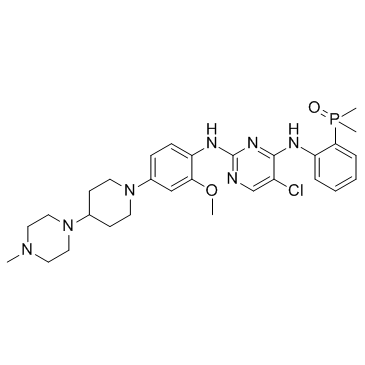 CAS:1197953-54-0  Brigatinib (AP26113)	布格替尼