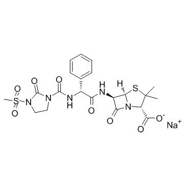 CAS:42057-22-7	Mezlocillin (sodium)	   美洛西林钠     药物分子开发