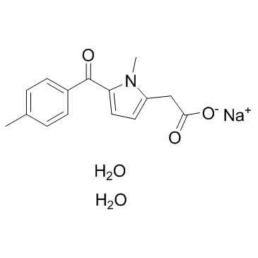 CAS:64490-92-2	Tolmetin (sodium dihydrate)	托美丁钠(二水)      大包装