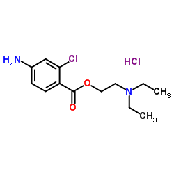 CAS:3858-89-7  Chloroprocaine (hydrochloride)   盐酸氯普鲁卡因   路线研究