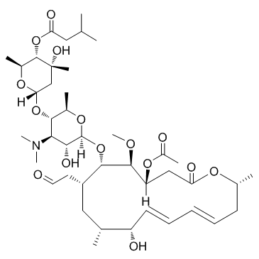 CAS:16846-24-5	Josamycin	    交沙霉素     化合物合成