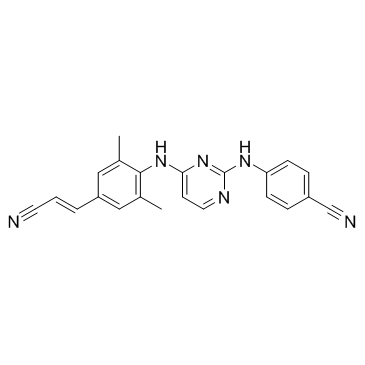 CAS:500287-72-9	Rilpivirine	利匹韦林  药物分子开发  
