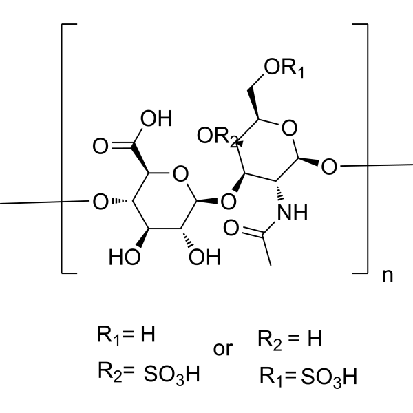 CAS:9007-28-7	Chondroitin sulfate	硫酸软骨素    原料药研发