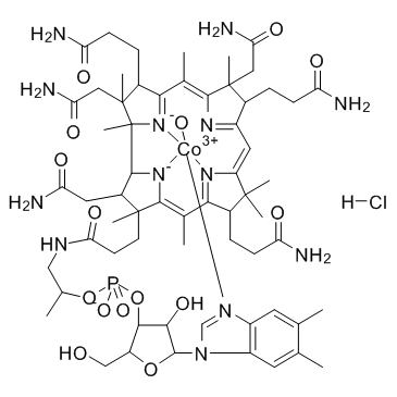 CAS:59461-30-2	Hydroxocobalamin (monohydrochloride)	维生素 B12A   公斤级中间体