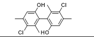 155566-46-4   [1,1'-Biphenyl]-2,2'-diol, 5,5'-dichloro-4,4',6,6'-tetramethyl      中间体分子