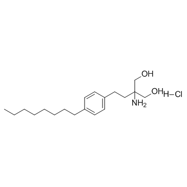 CAS:162359-56-0	Fingolimod (hydrochloride)	盐酸芬戈莫德  药物分子开发