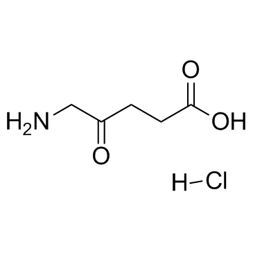 CAS:5451-09-2	5-Aminolevulinic acid (hydrochloride)	5-氨基乙酰丙酸盐酸盐     大包装