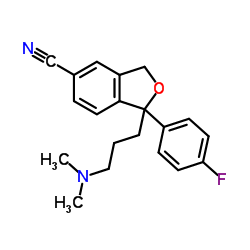CAS:59729-33-8	Citalopram	西酞普兰  药物分子开发  