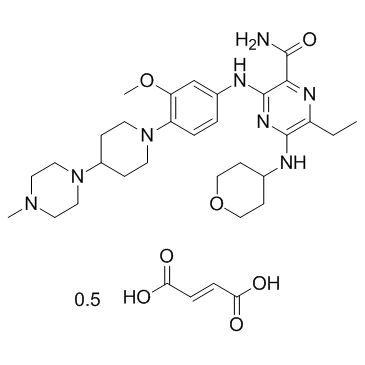 CAS:1254053-84-3	Gilteritinib hemifumarate	药物分子开发 