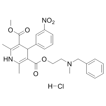 CAS:54527-84-3	Nicardipine (hydrochloride)	盐酸尼卡地平 批量合成 