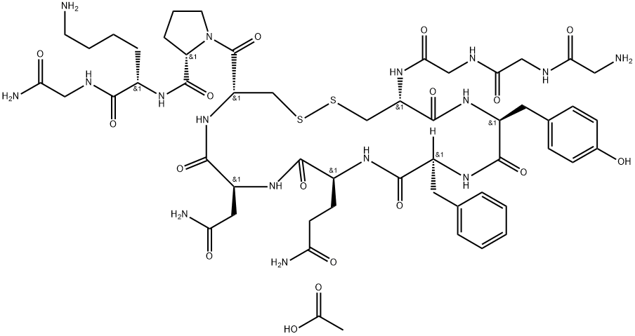 CAS:1884420-36-3	Terlipressin (diacetate)	 中间体生产
