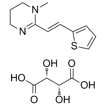 CAS:33401-94-4	Pyrantel (tartrate)	酒石酸噻吩嘧啶  原料药研发 