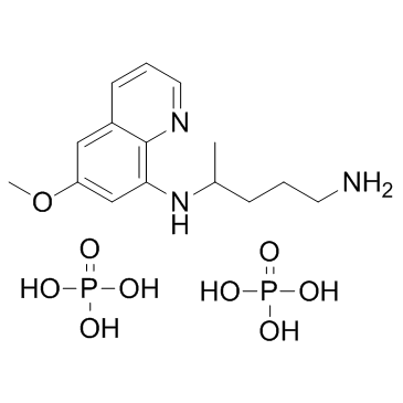 CAS:63-45-6	Primaquine (diphosphate)	 磷酸伯安喹  药物分子开发